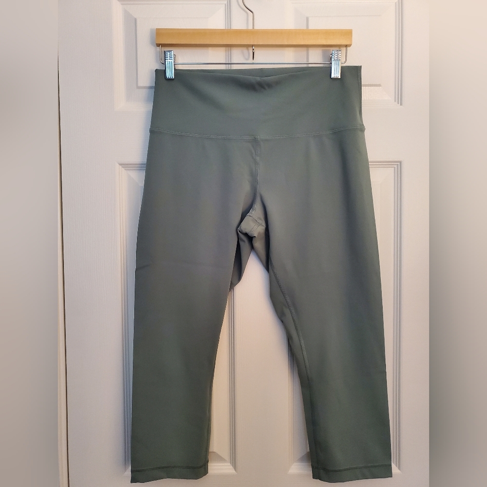 lululemon athletica Sage Green High-Rise Capri Leggings